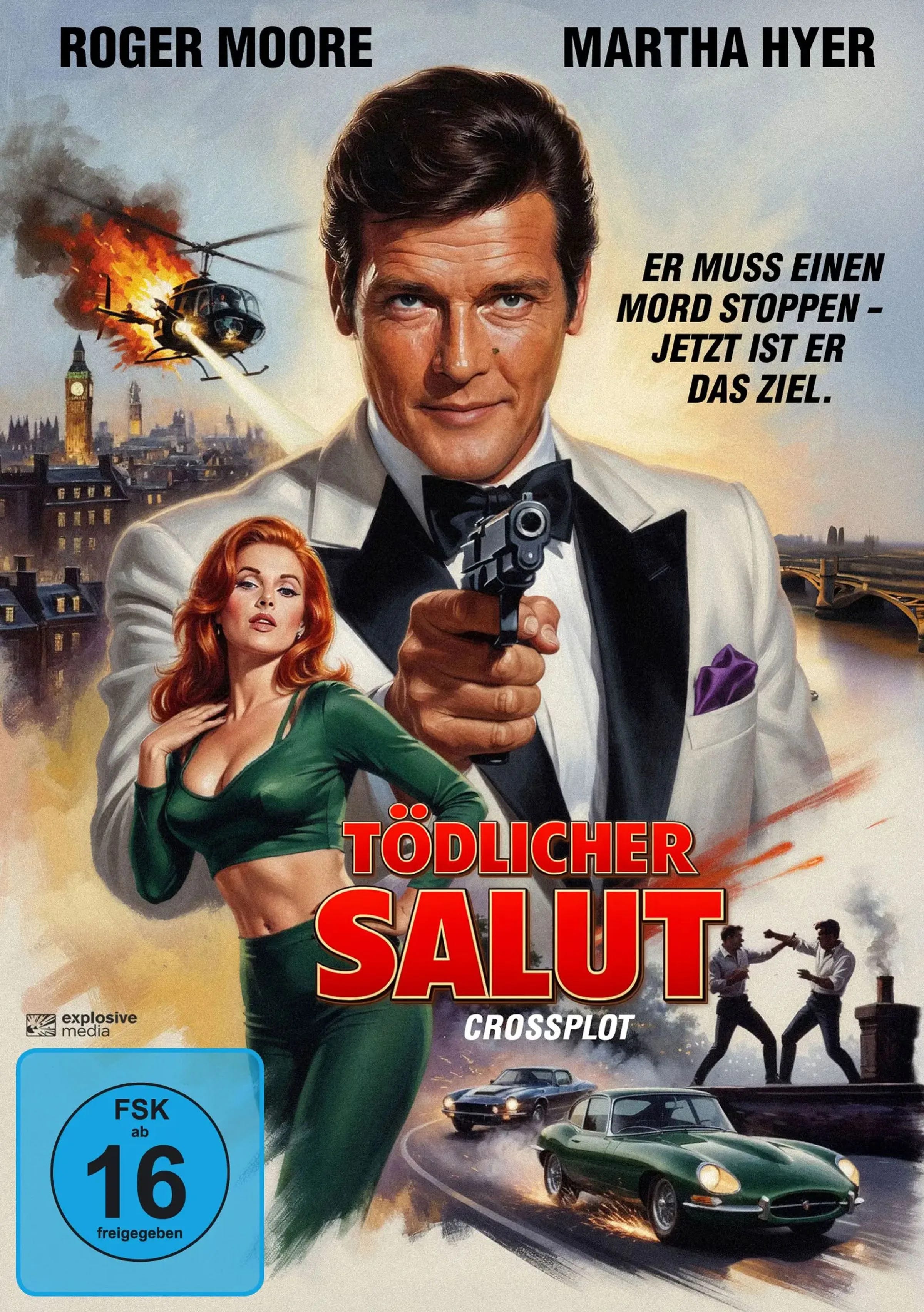 DVD-Cover: Tödlicher Salut. Regie: Alvin Rakoff