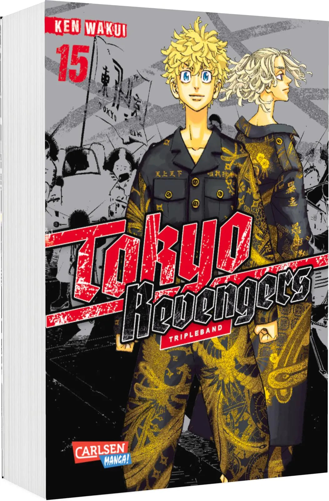 Buchcover von 'Tokyo Revengers: Doppelband-Edition 15' - Taschenbuch von Ken Wakui
