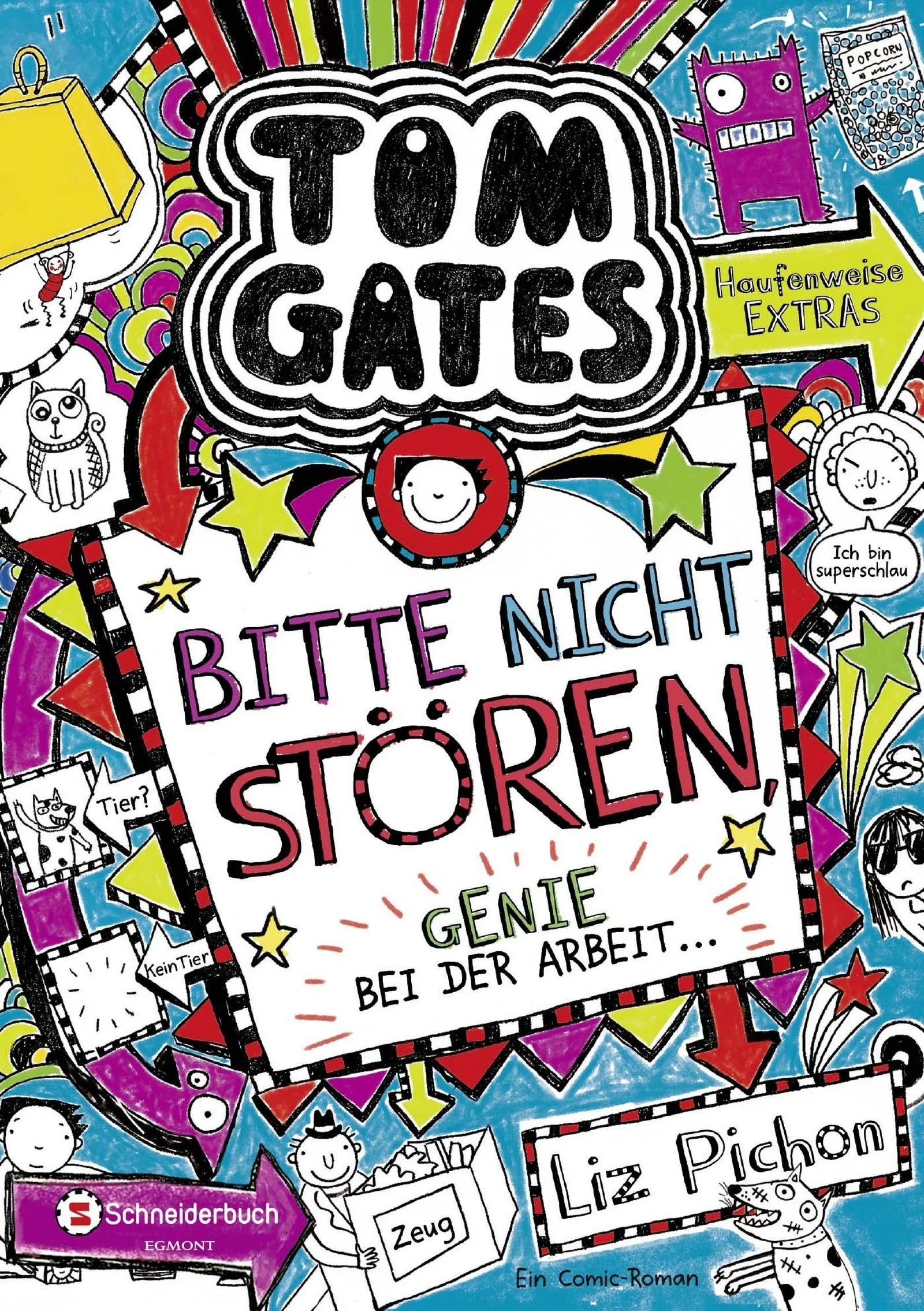 Buchcover von 'Tom Gates, Band 08' - Gebundene Ausgabe von Liz Pichon