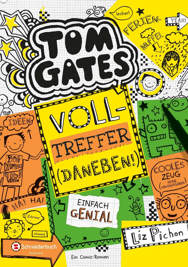 Buchcover von 'Tom Gates, Band 10' - Gebundene Ausgabe von Liz Pichon