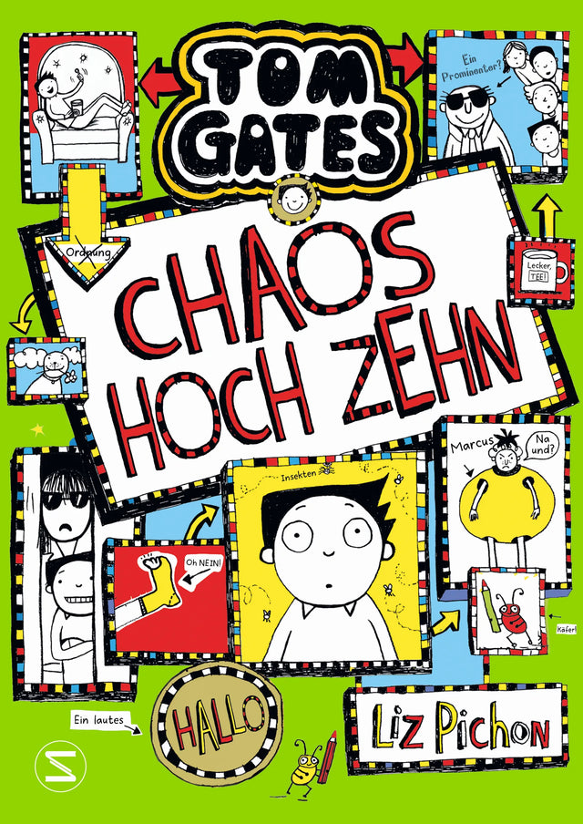 Buchcover von 'Tom Gates - Chaos hoch zehn' - Gebundene Ausgabe von Liz Pichon
