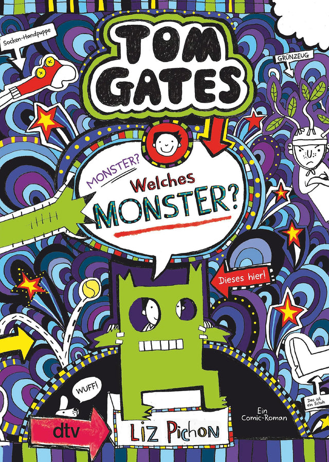 Buchcover von 'Tom Gates: Monster? Welches Monster?' - Taschenbuch von Liz Pichon