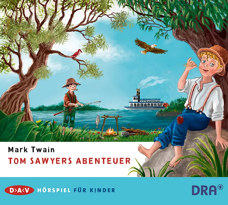 Buchcover von 'Tom Sawyers Abenteuer' - Hörbuch (CD) von Mark Twain