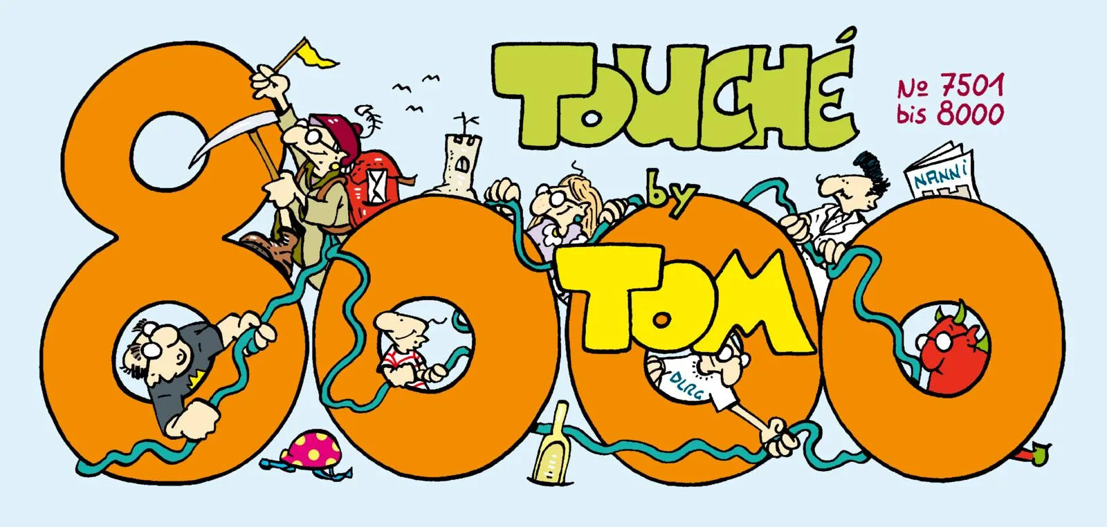 Buchcover von 'TOM Touché 8000: Comicstrips und Cartoons' - Taschenbuch von ©TOM