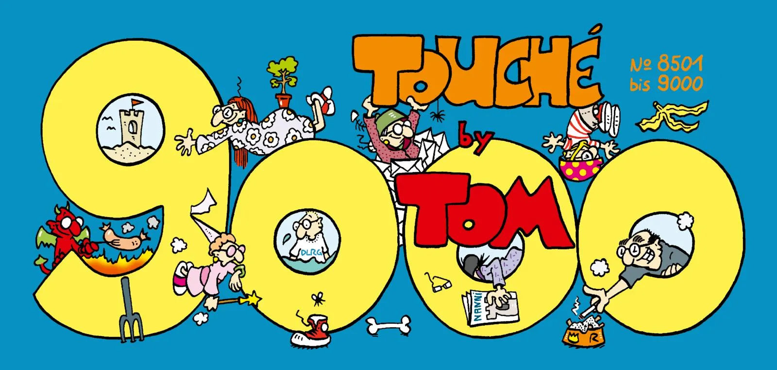 Buchcover von 'TOM Touché 9000: Comicstrips und Cartoons' - Taschenbuch von ©TOM