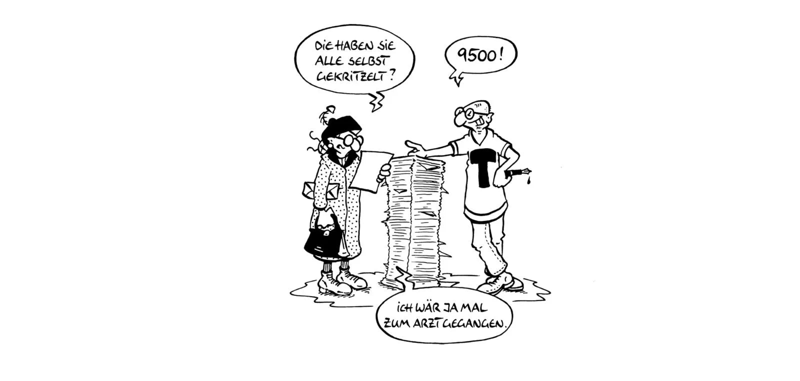 Abbildung von 'TOM Touché 9500: Comicstrips und Cartoons'