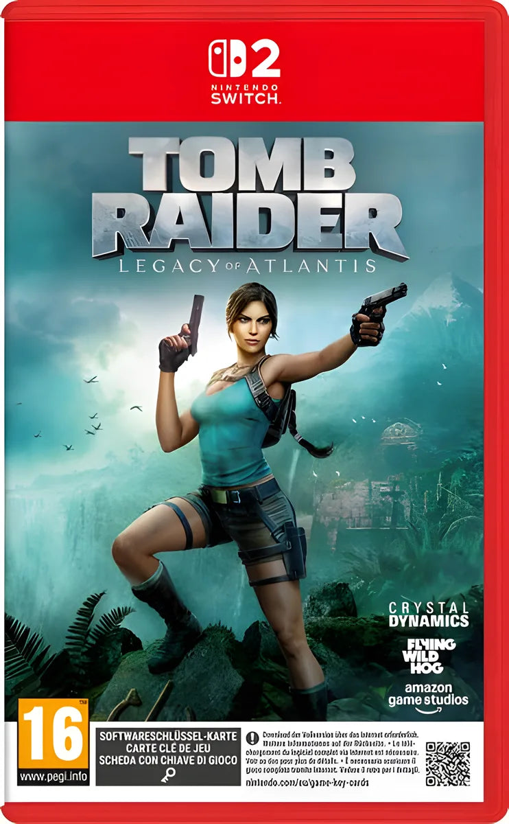Cover: Tomb Raider: Legacy of Atlantis - Day One Edition PEGI für Nintendo Switch 2. Publisher: Amazon Game Studios