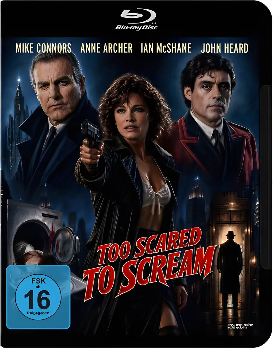 Blu-ray-Cover: Too Scared to Scream. Regie: Tony Lo Bianco