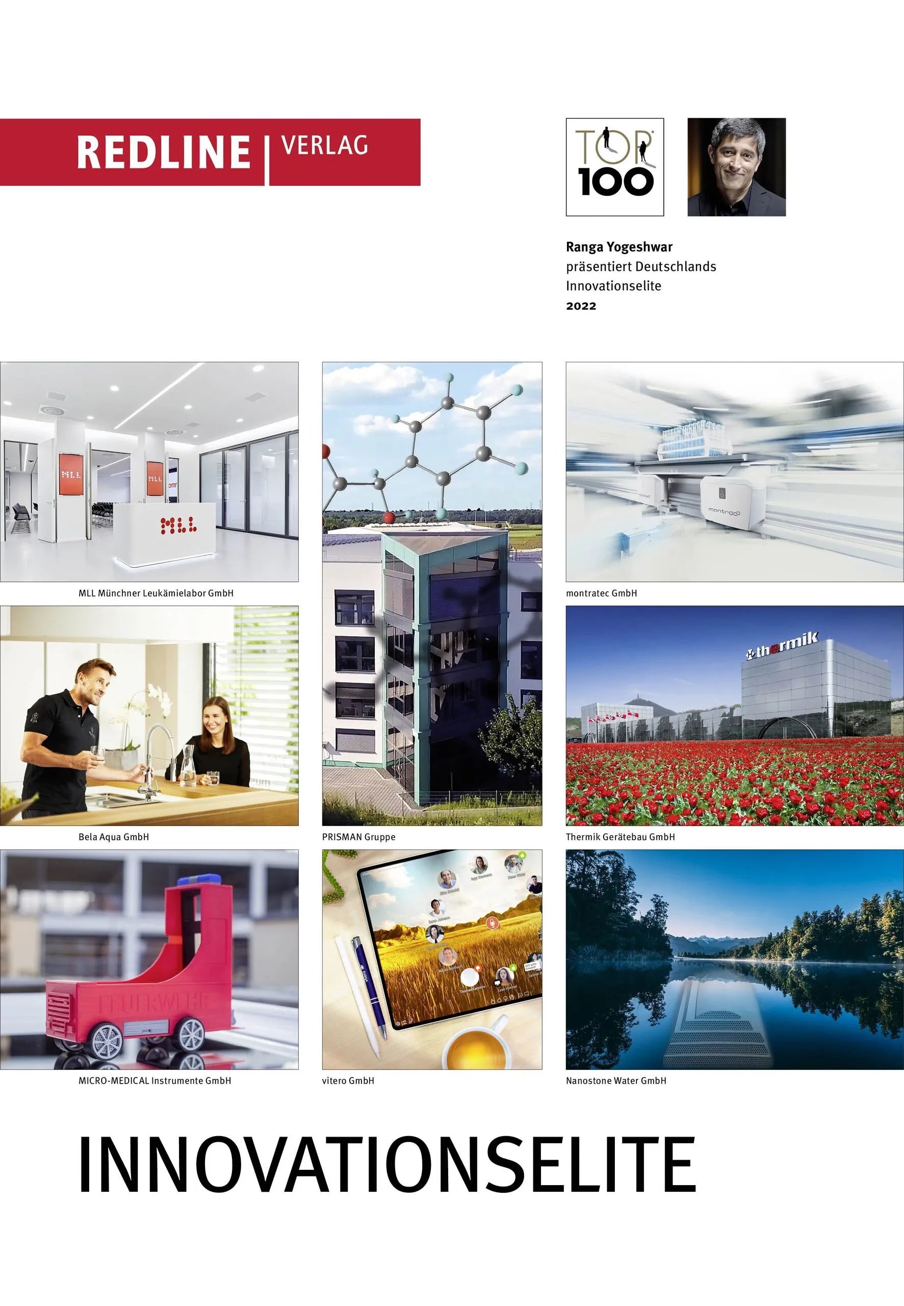 Buchcover von 'TOP 100 2022: Innovationselite' - Gebundene Ausgabe von Ranga Yogeshwar