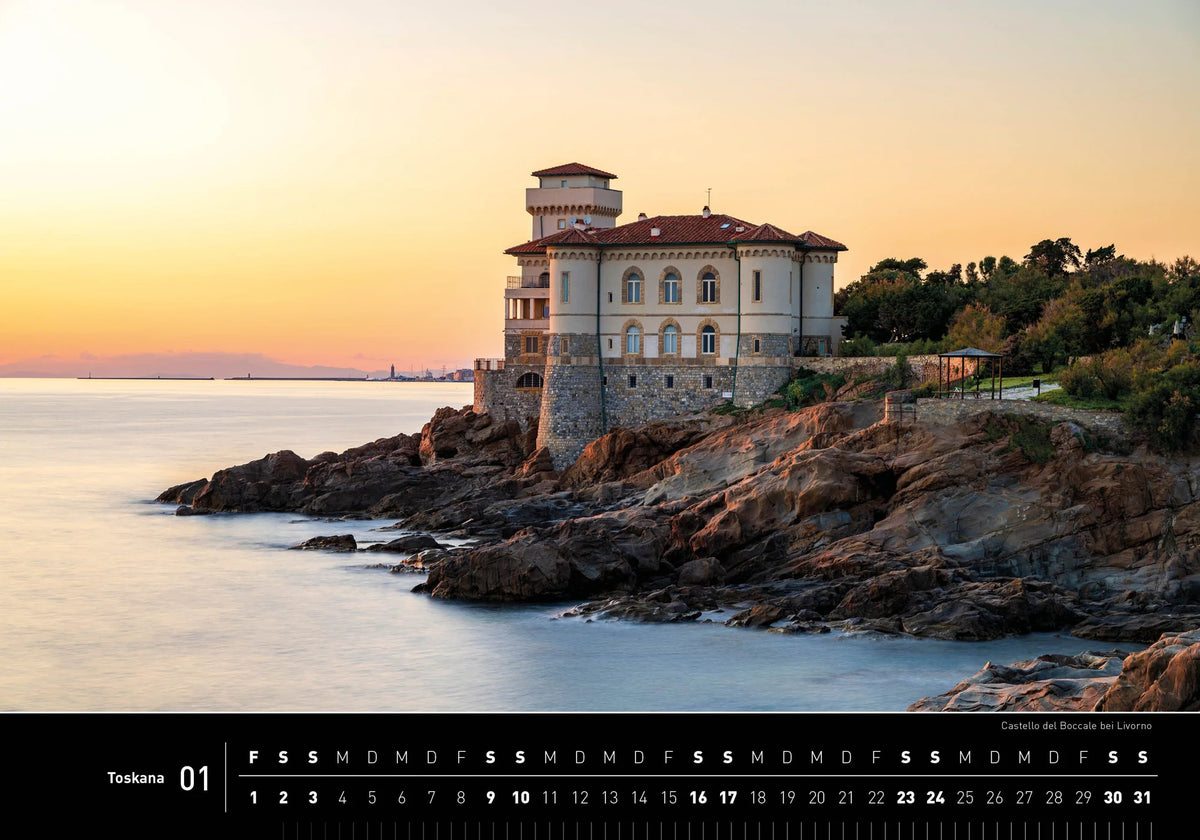 Toskana Premiumkalender 2027 – Ansicht