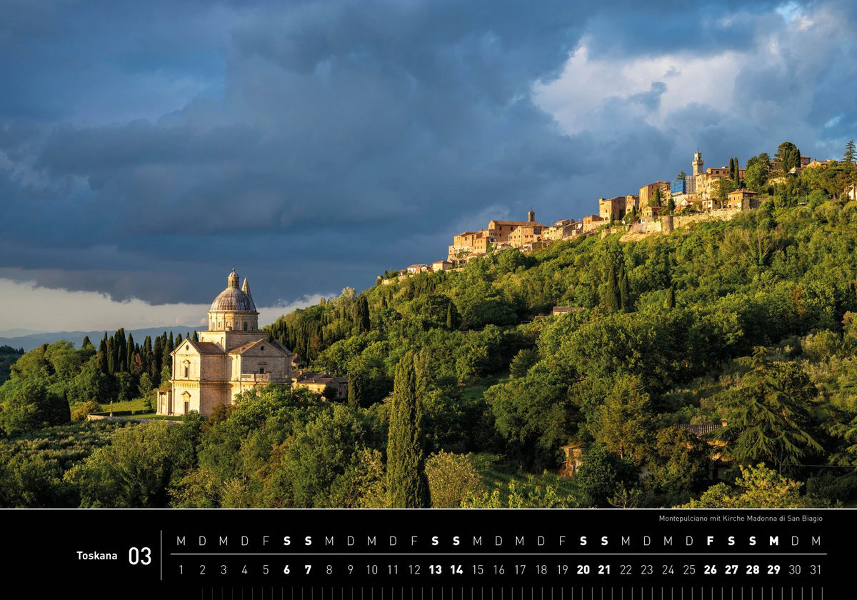 Toskana Premiumkalender 2027 – Ansicht