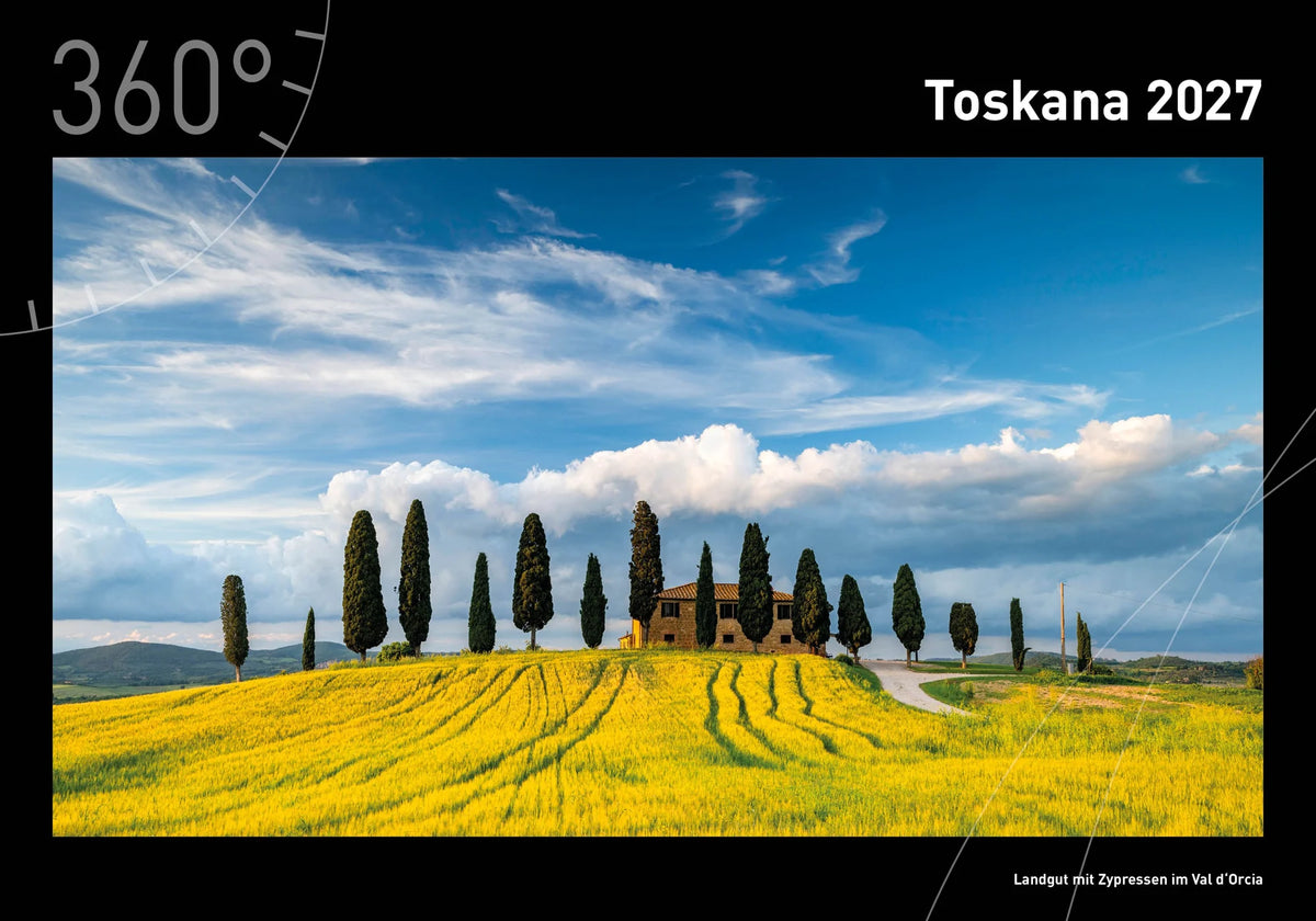 Wandkalender: Toskana Premiumkalender 2027