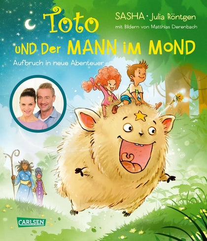 Buchcover von 'Toto und der Mann im Mond – Aufbruch in neue Abenteuer' - Gebundene Ausgabe von SASHA