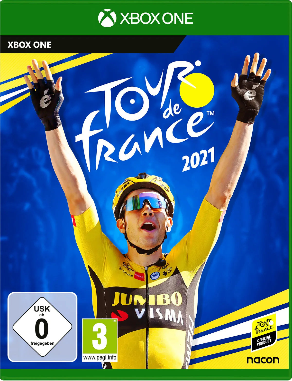 Cover: Tour de France 2021 für Xbox One. Publisher: Bigben Interactive GmbH