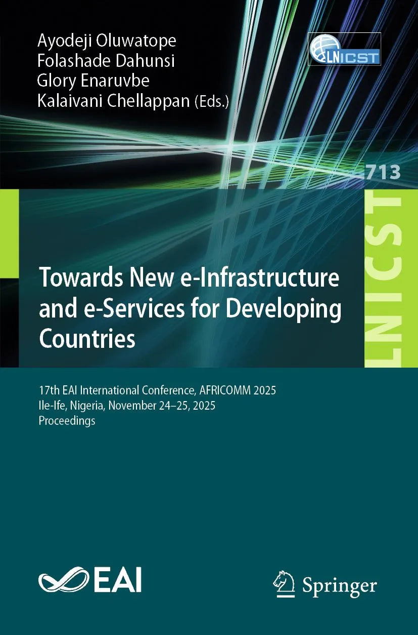 Cover: Towards New e-Infrastructure and e-Services for Developing Countries (E-Book) von Ayodeji Oluwatope