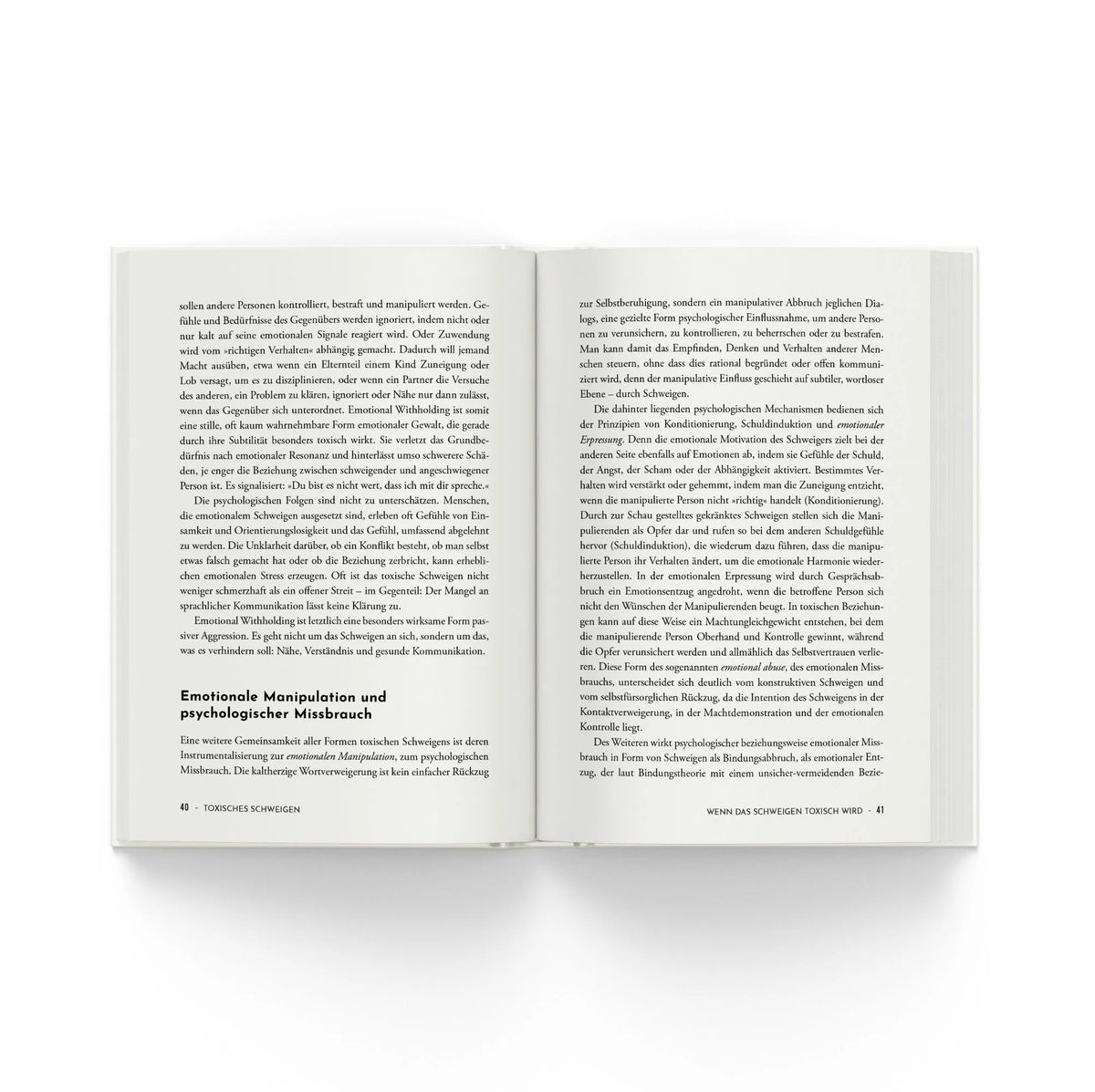 Detailansicht: Toxisches Schweigen (Taschenbuch)