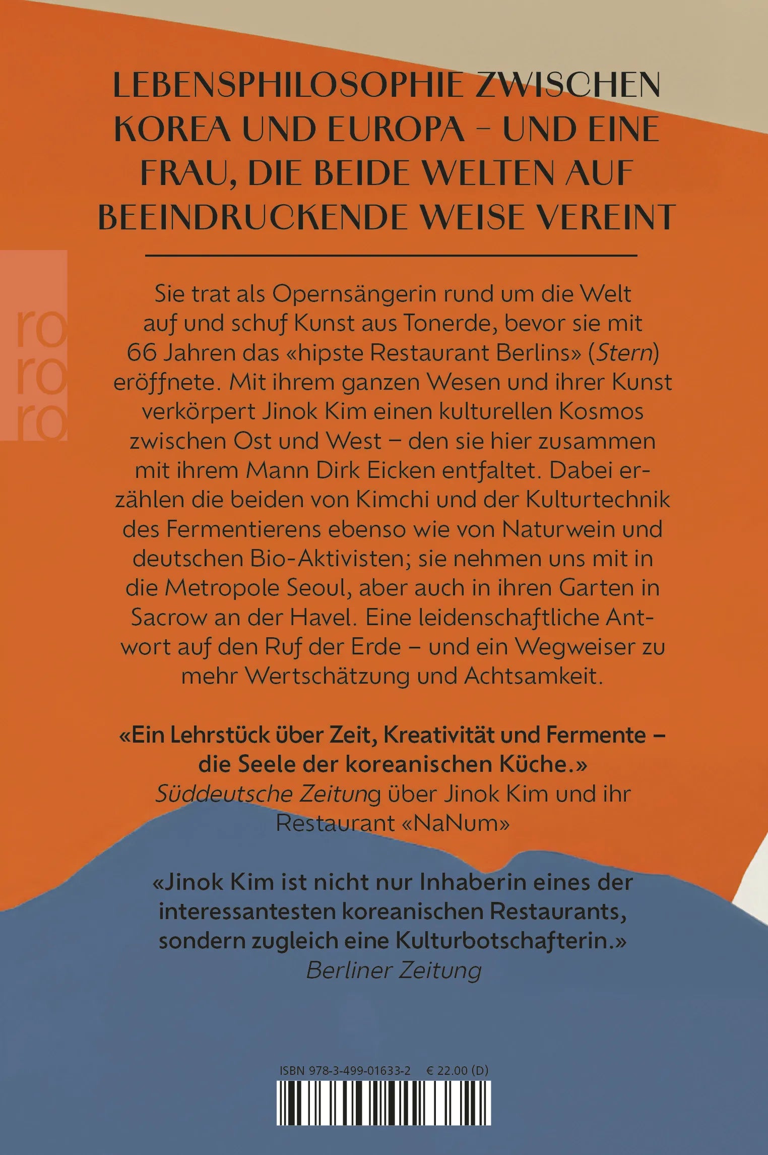 Buchrückseite von 'Toyang − Ruf der Erde' mit Klappentext - Gebundene Ausgabe