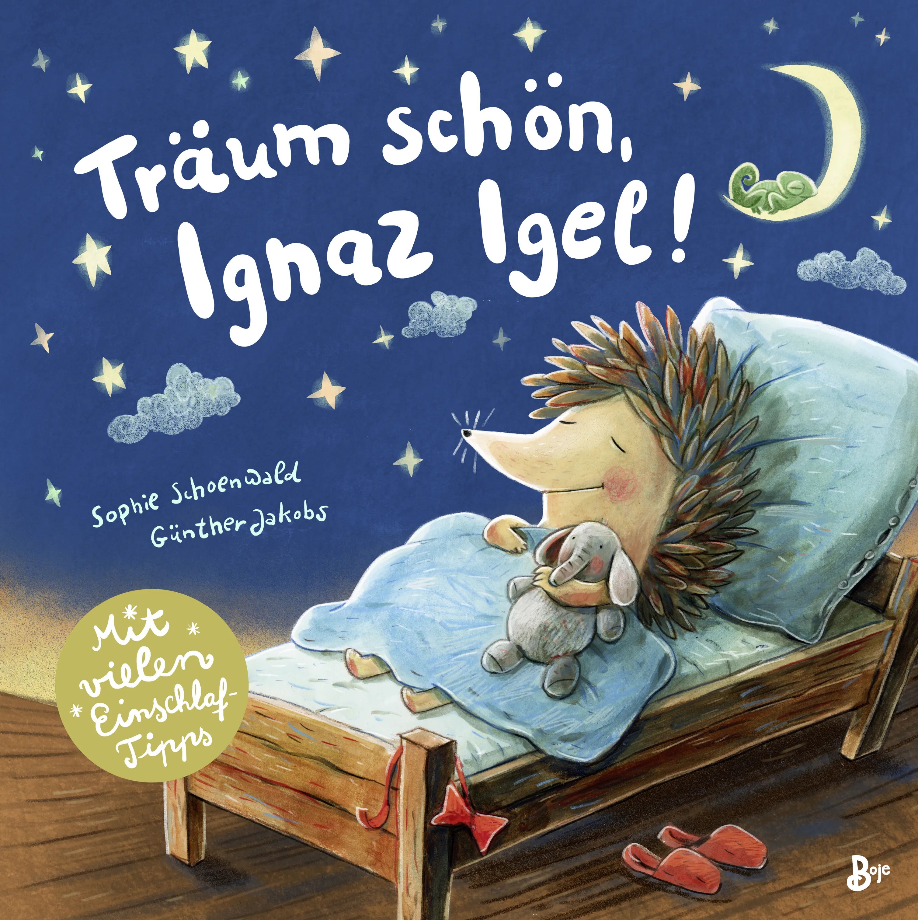Buchcover von 'Träum schön, Ignaz Igel! - Mit vielen Einschlaftipps' - Gebundene Ausgabe von Sophie Schoenwald