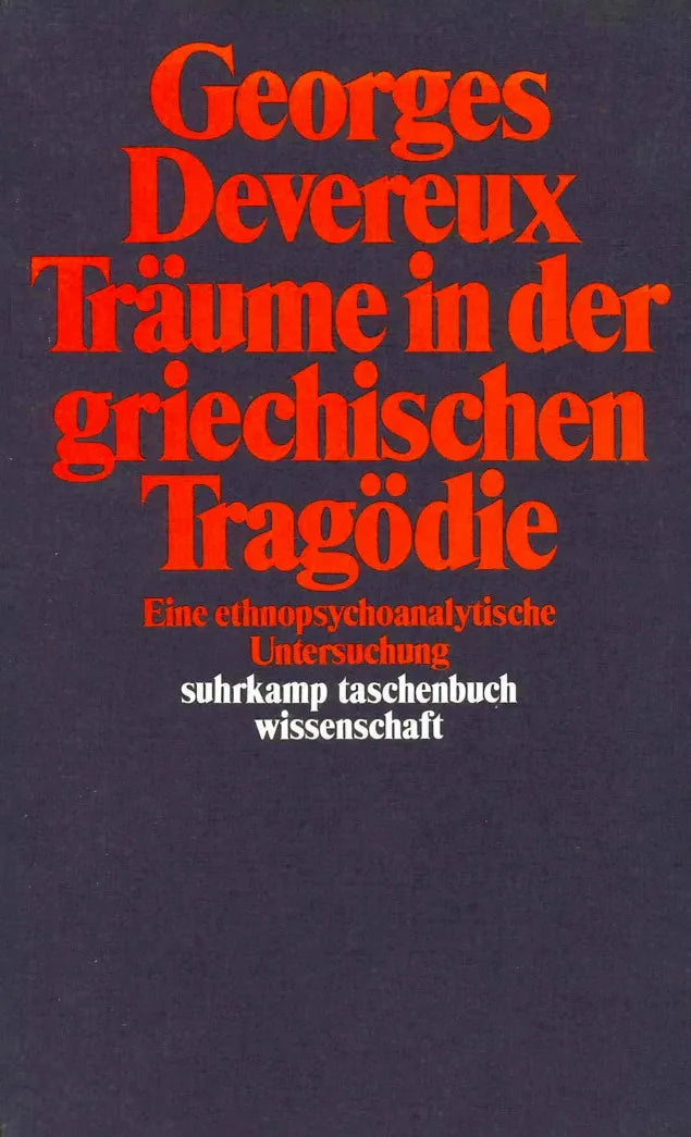 Buchcover von 'Träume in der griechischen Tragödie' - Taschenbuch von Georges Devereux