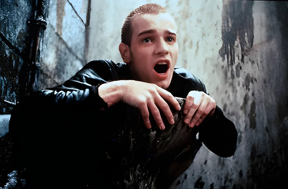 Filmszene 1 aus Trainspotting - Steelbook – 4K UHD Blu-ray. Regie: Danny Boyle