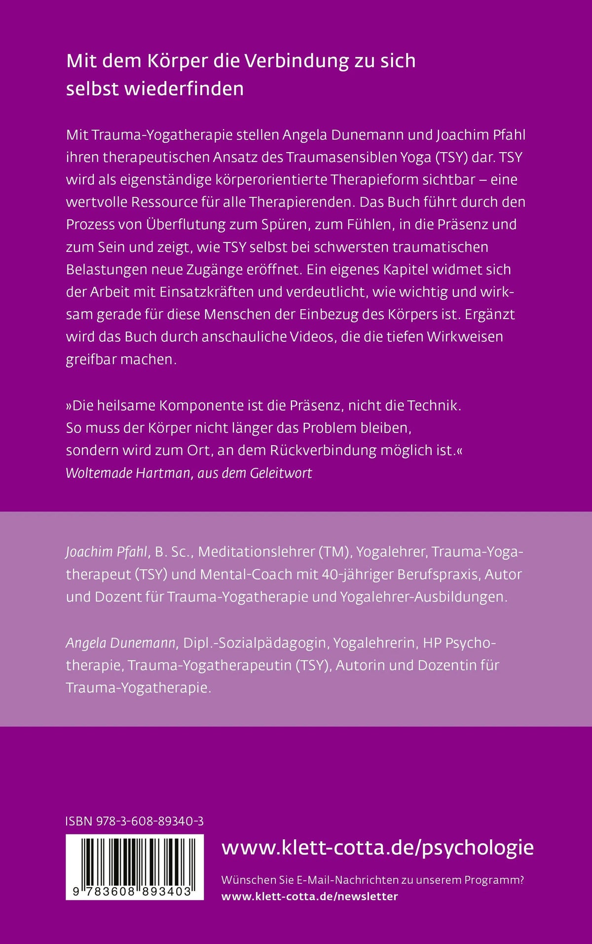 Rückseite: Trauma-Yogatherapie (Paperback)
