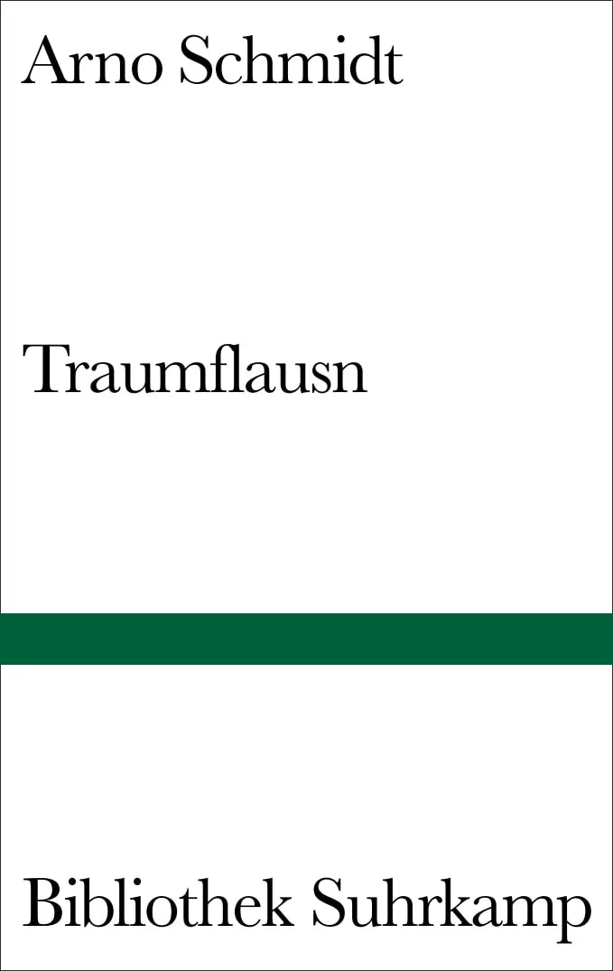 Buchcover von 'Traumflausn' - Gebundene Ausgabe von Arno Schmidt
