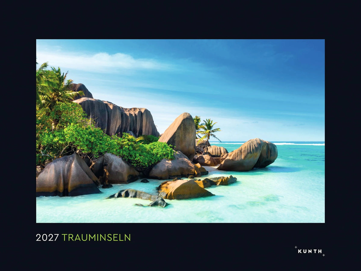Wandkalender: Trauminseln - KUNTH Wandkalender 2027