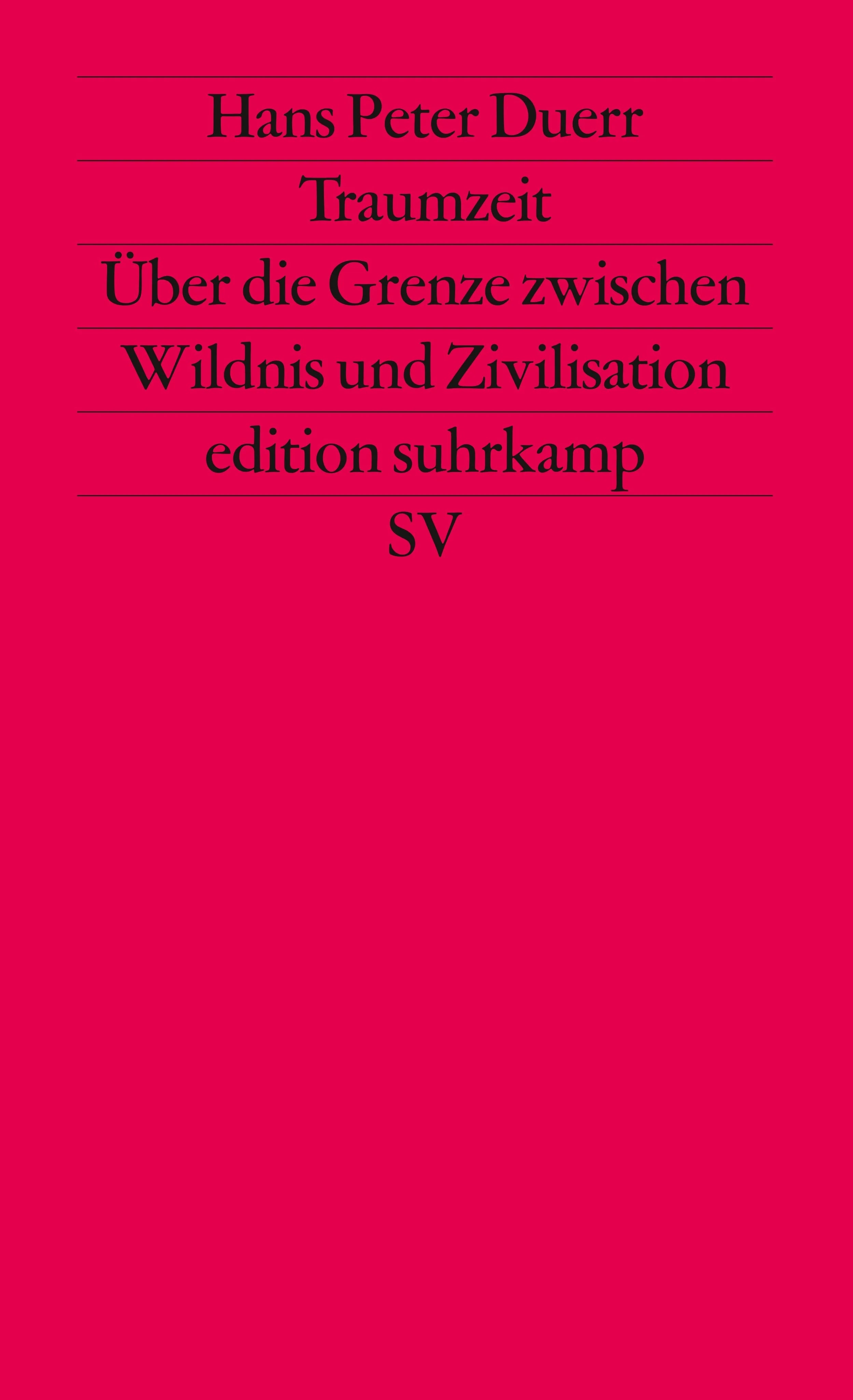 Buchcover von 'Traumzeit' - Taschenbuch von Hans Peter Duerr