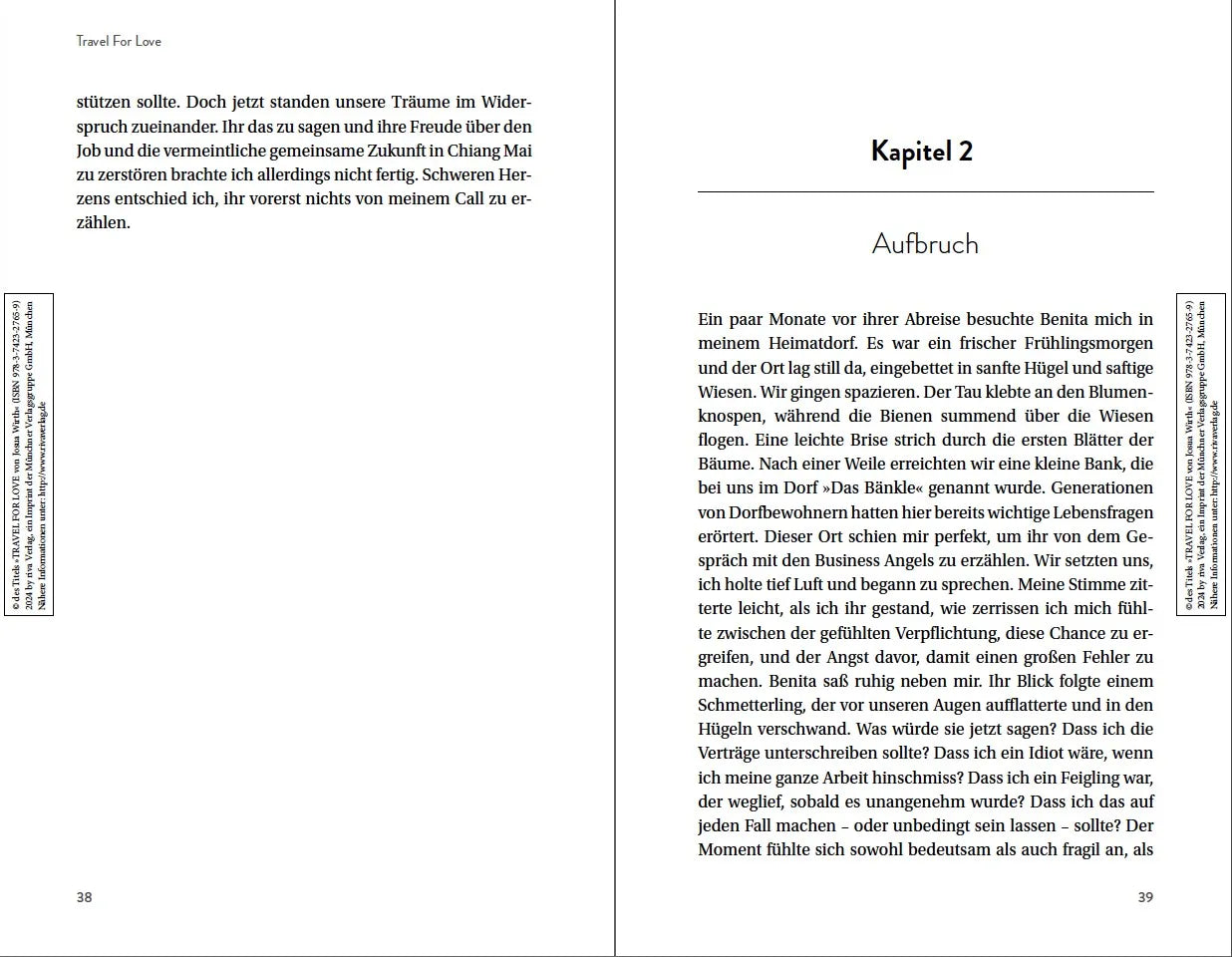 Innenansicht von 'Travel For Love' - Paperback