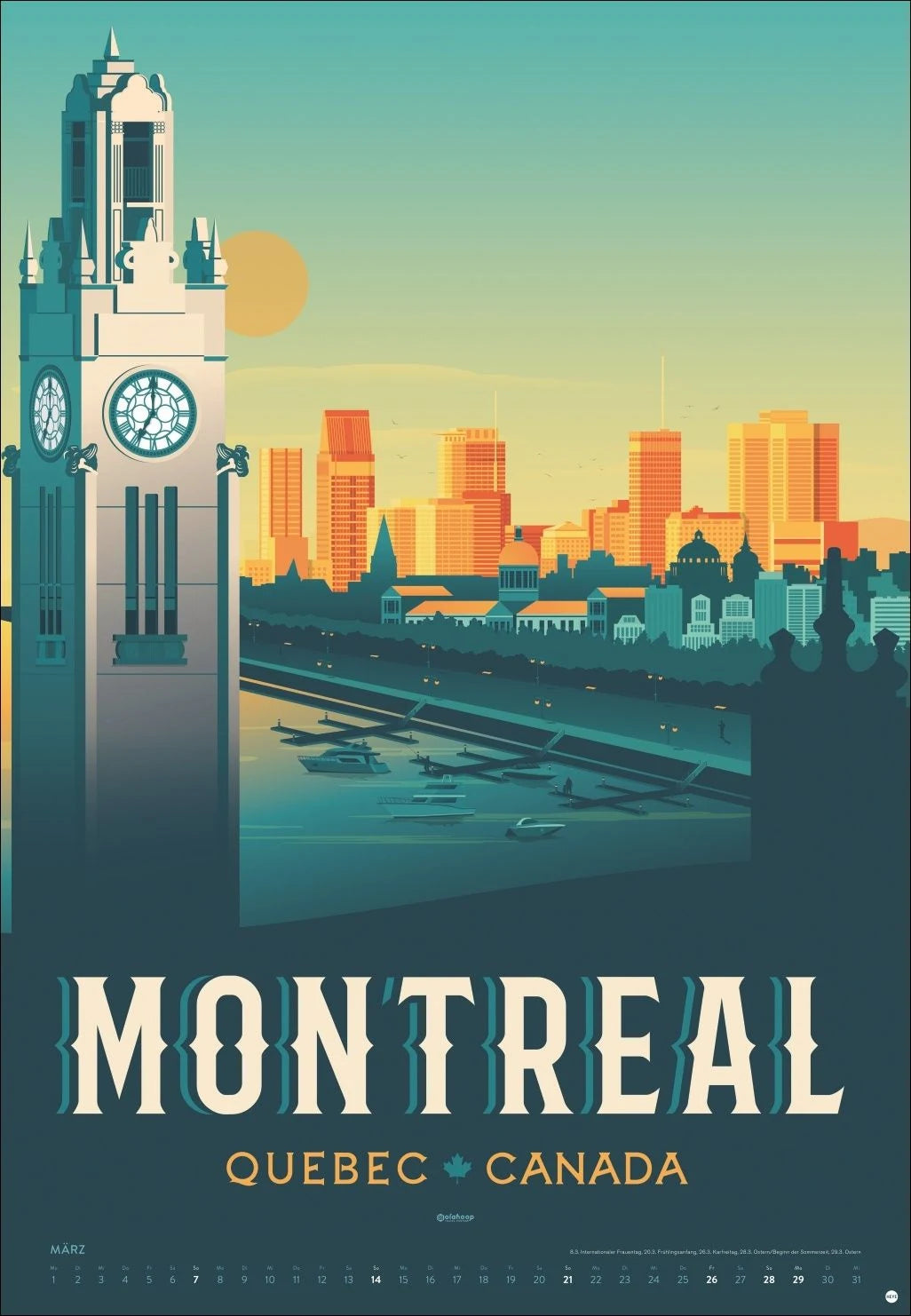 Travel the World Posterkalender 2027 – Ansicht