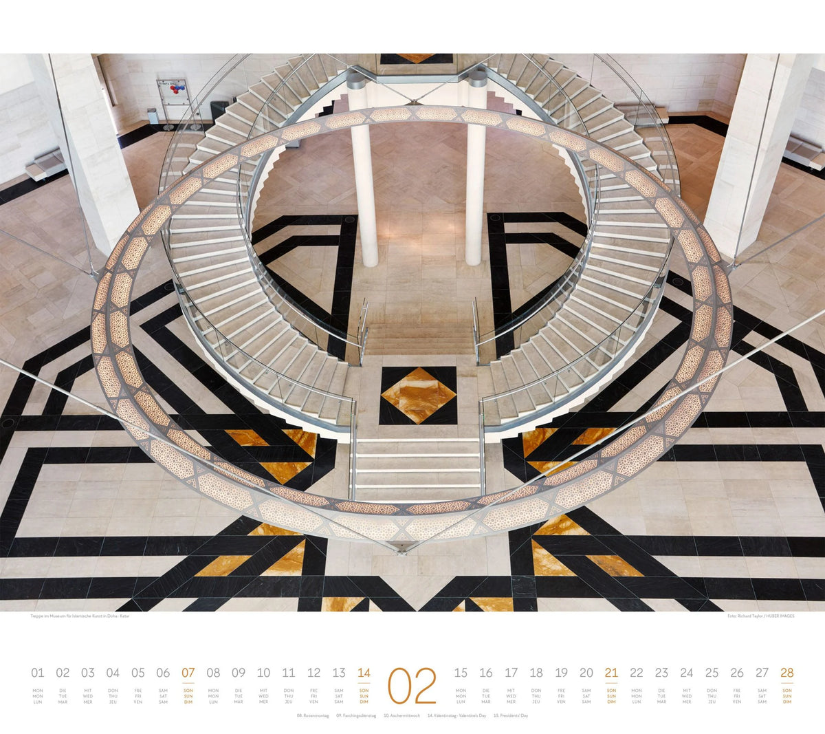 Treppen Kalender 2027 – Ansicht