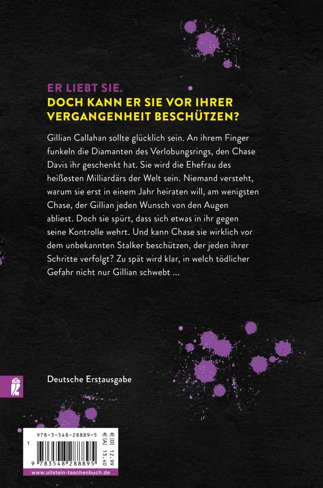 Rückseite: Trinity - Gefährliche Nähe (Paperback)