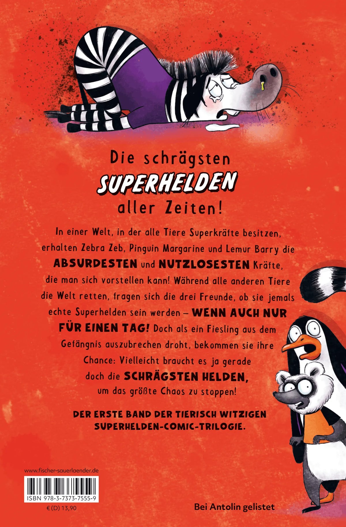 Rückseite: Trio total fatal: Superkräfte für die Tonne (Hardcover)