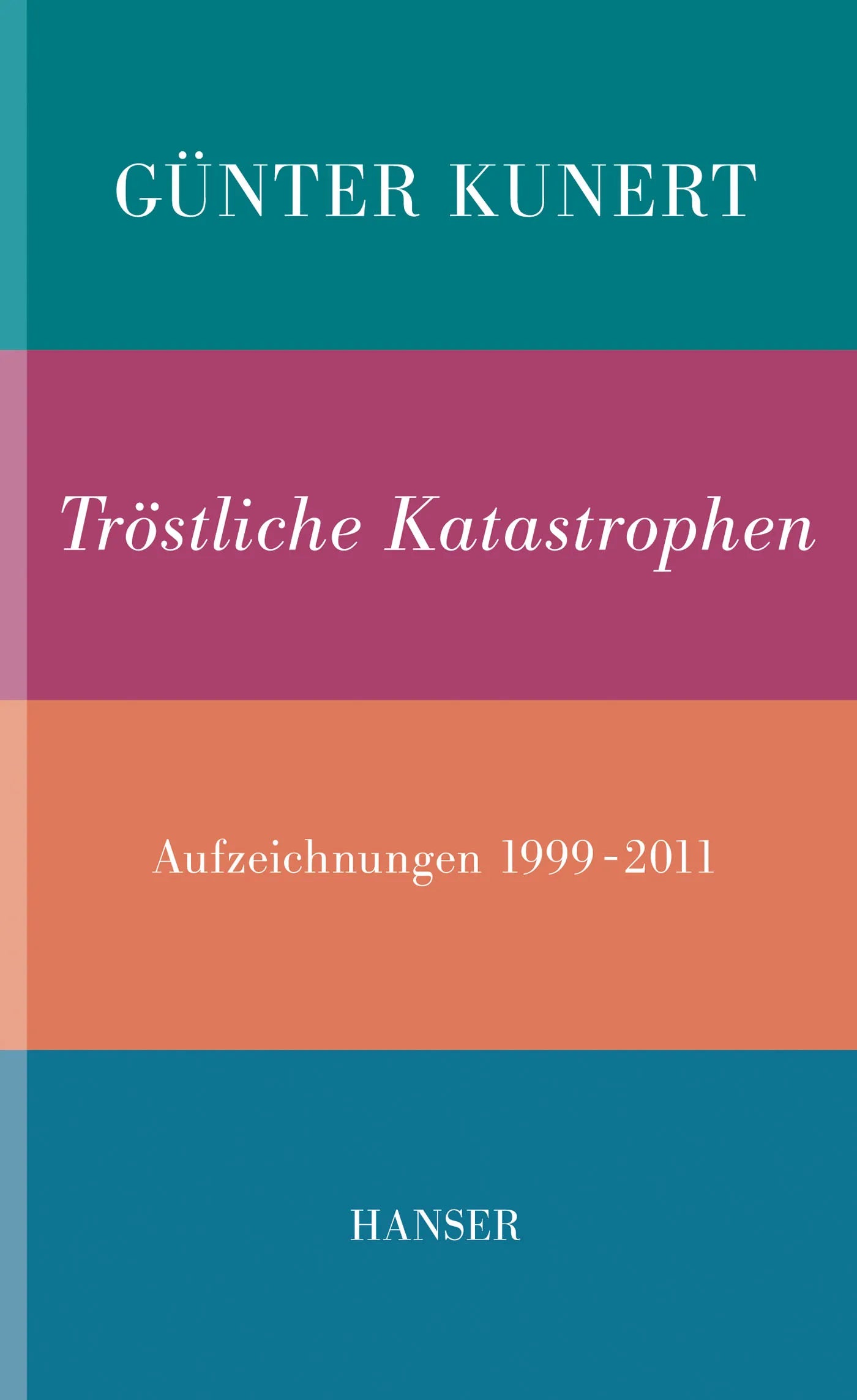 Buchcover von 'Tröstliche Katastrophen' - Gebundene Ausgabe von Günter Kunert