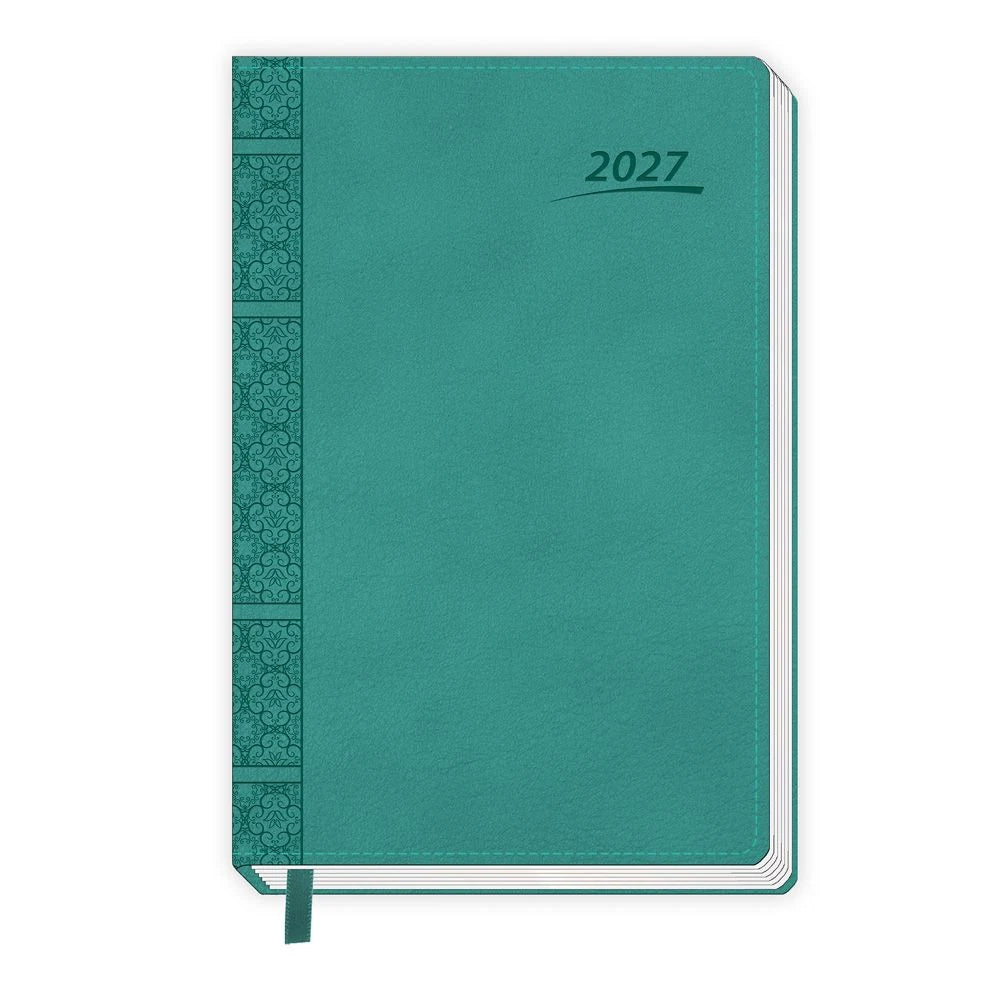 Buchkalender: TRÖTSCH - Buchkalender A5 Aqua 2027