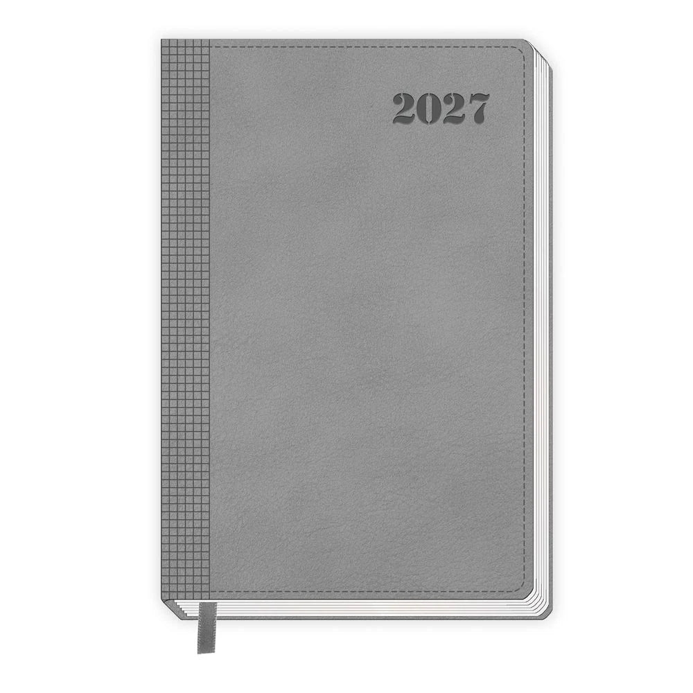 Buchkalender: TRÖTSCH - Buchkalender A5 Grau 2027