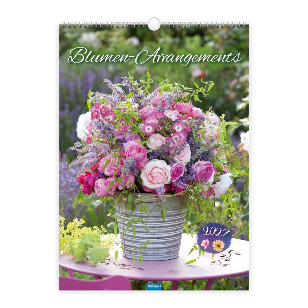 Wandkalender: TRÖTSCH - Großbildkalender Blumen-Arrangements 2027