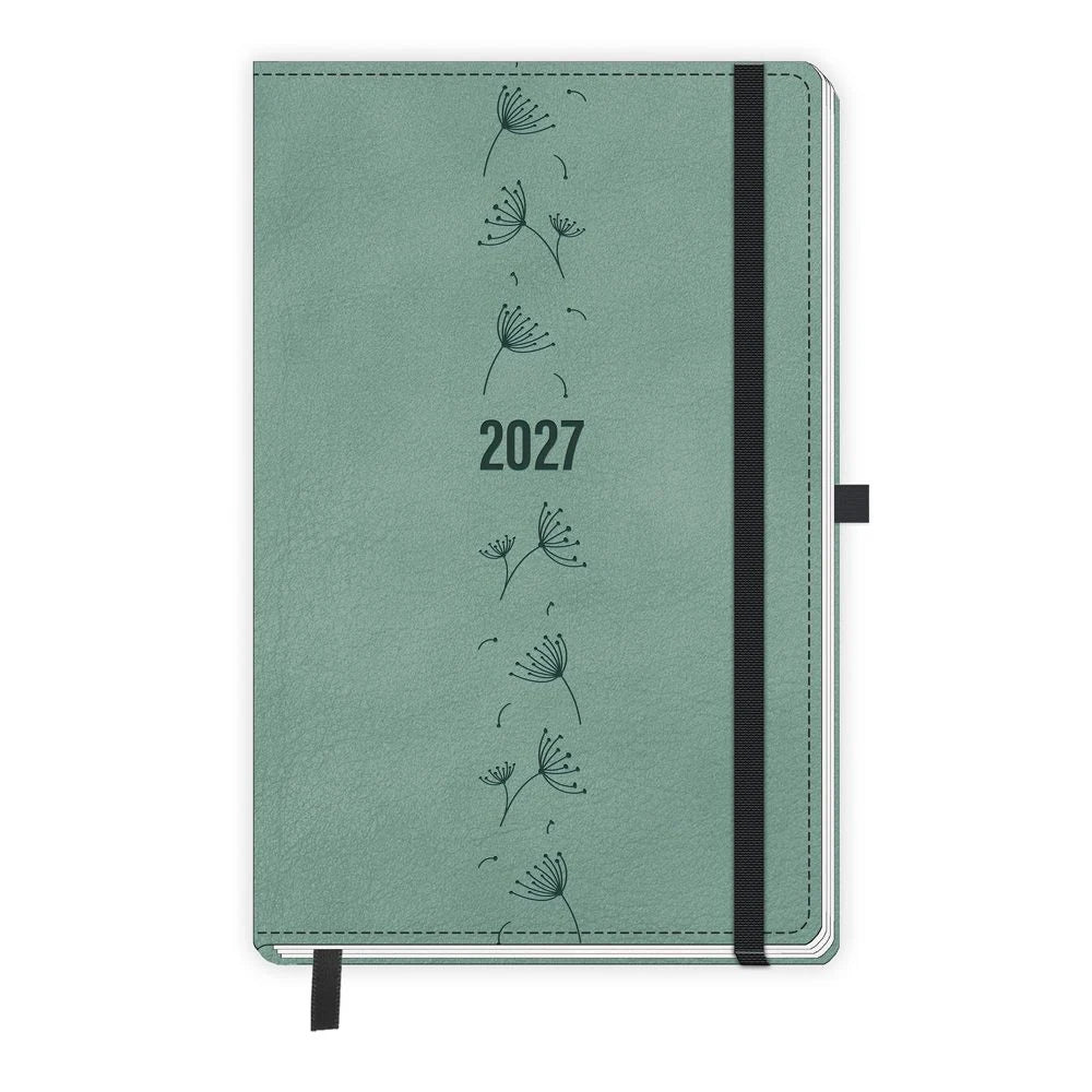 Taschenkalender: TRÖTSCH - Taschenkalender A6 Soft Touch Premium Aquamarin 2027