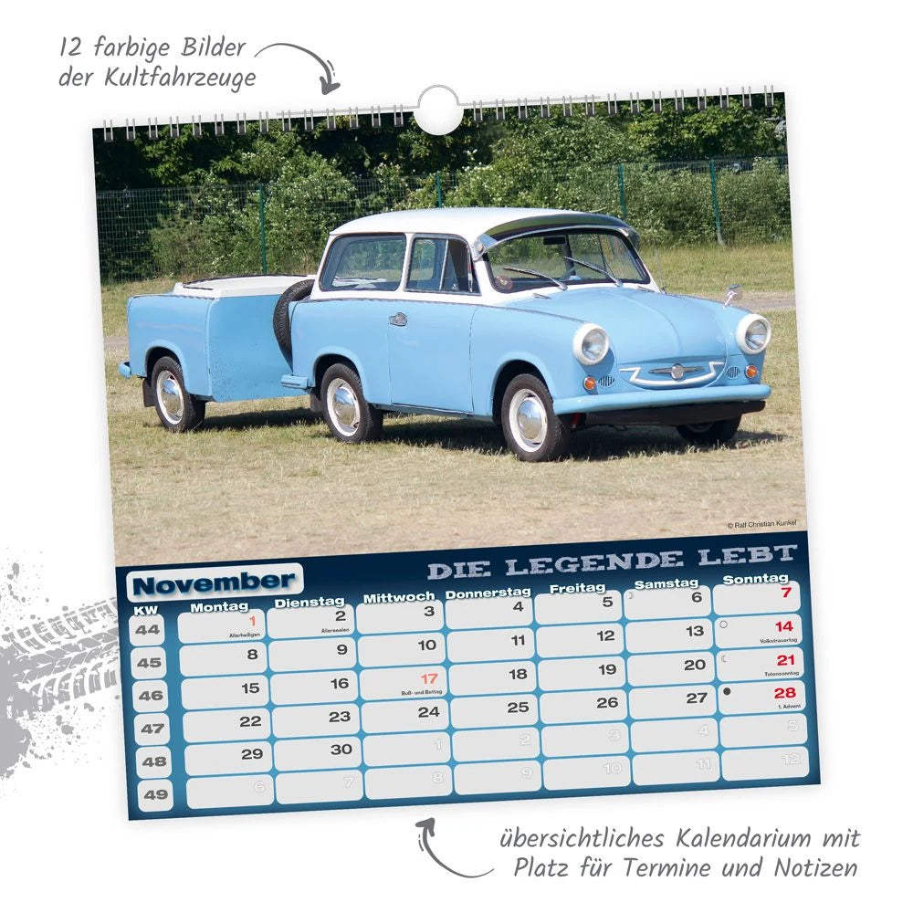 TRÖTSCH - Technikkalender Trabant 2027 – Ansicht