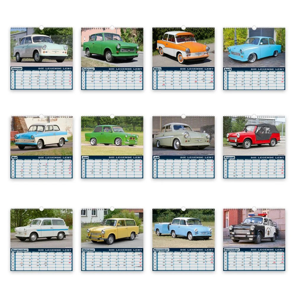 TRÖTSCH - Technikkalender Trabant 2027 – Ansicht
