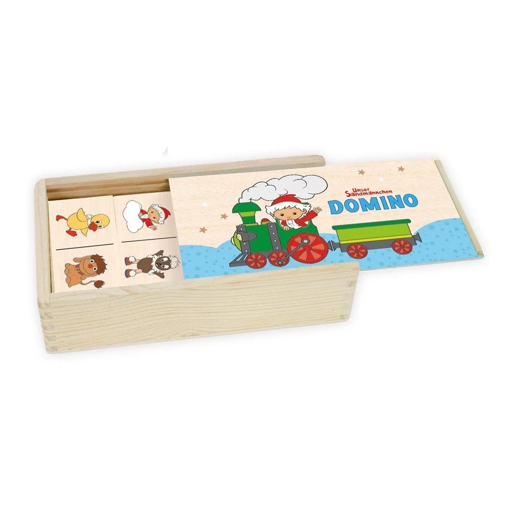 TRÖTSCH - Unser Sandmännchen Domino aus Holz – Ansicht