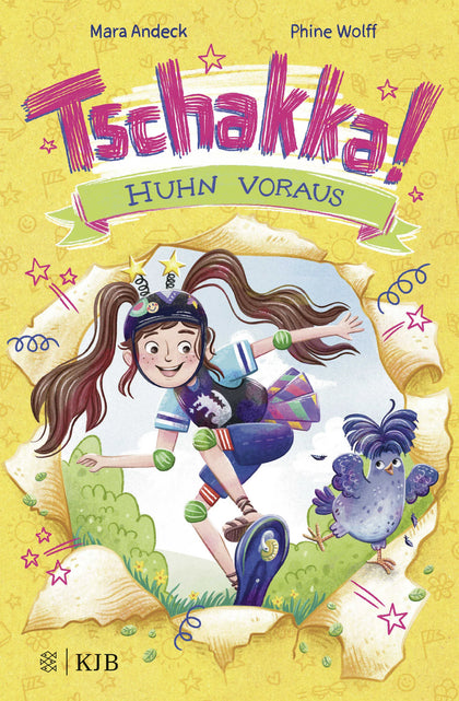 Buchcover von 'Tschakka! – Huhn voraus' - Gebundene Ausgabe von Mara Andeck