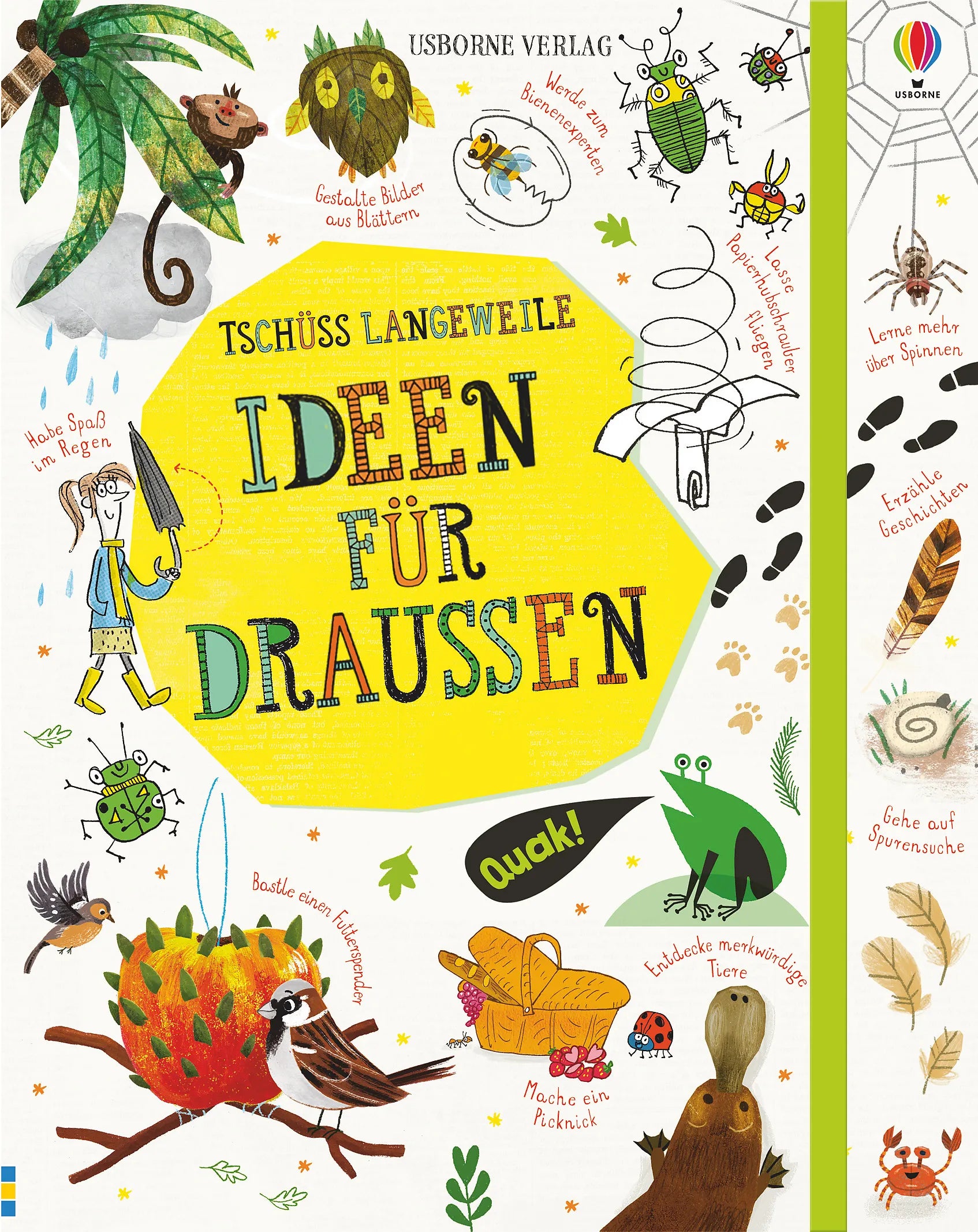 Buchcover von 'Tschüss Langeweile: Ideen für draußen' - Gebundene Ausgabe von James Maclaine