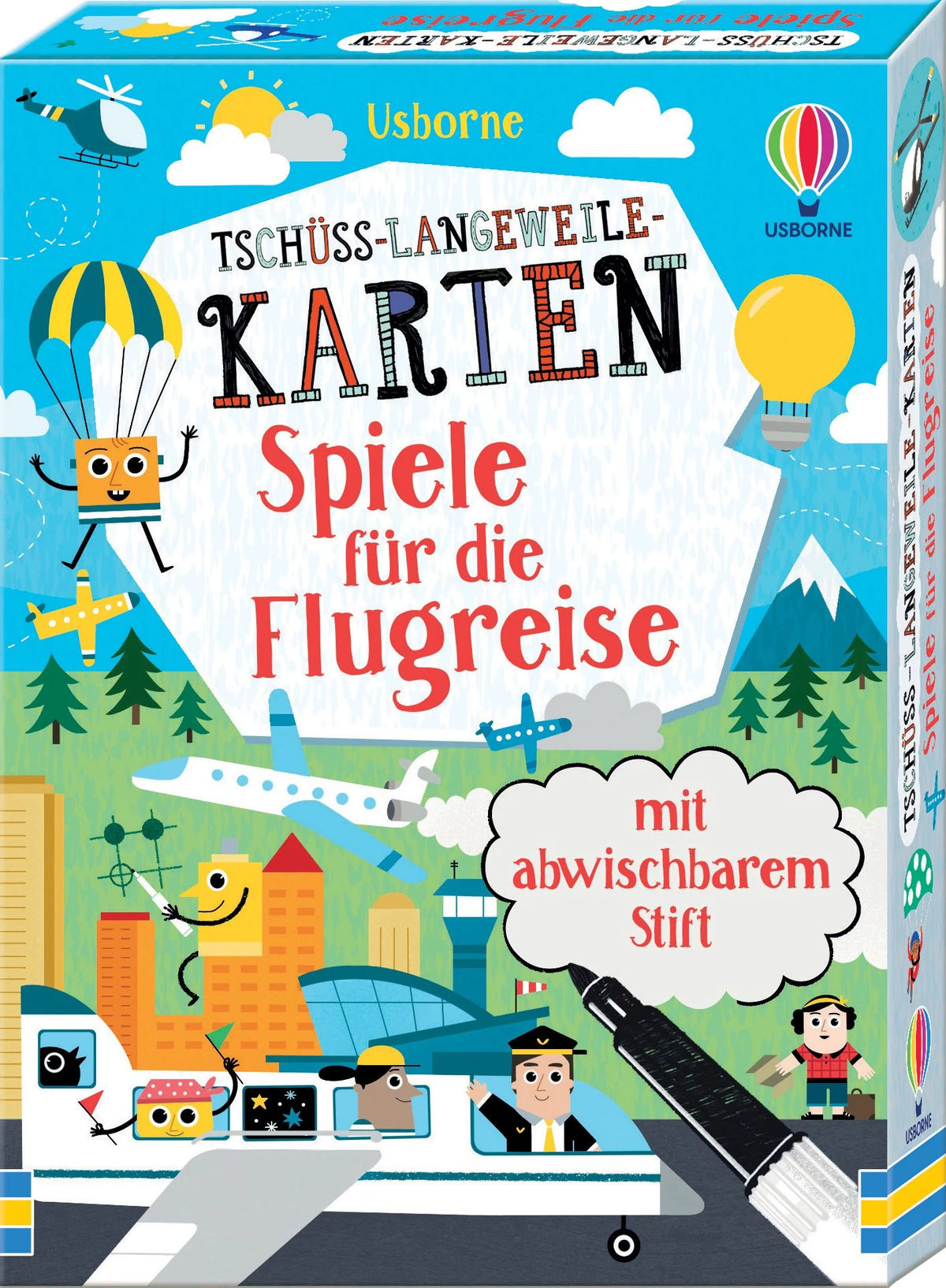 Kartenspiel: Tschüss-Langeweile-Karten: Spiele für die Flugreise