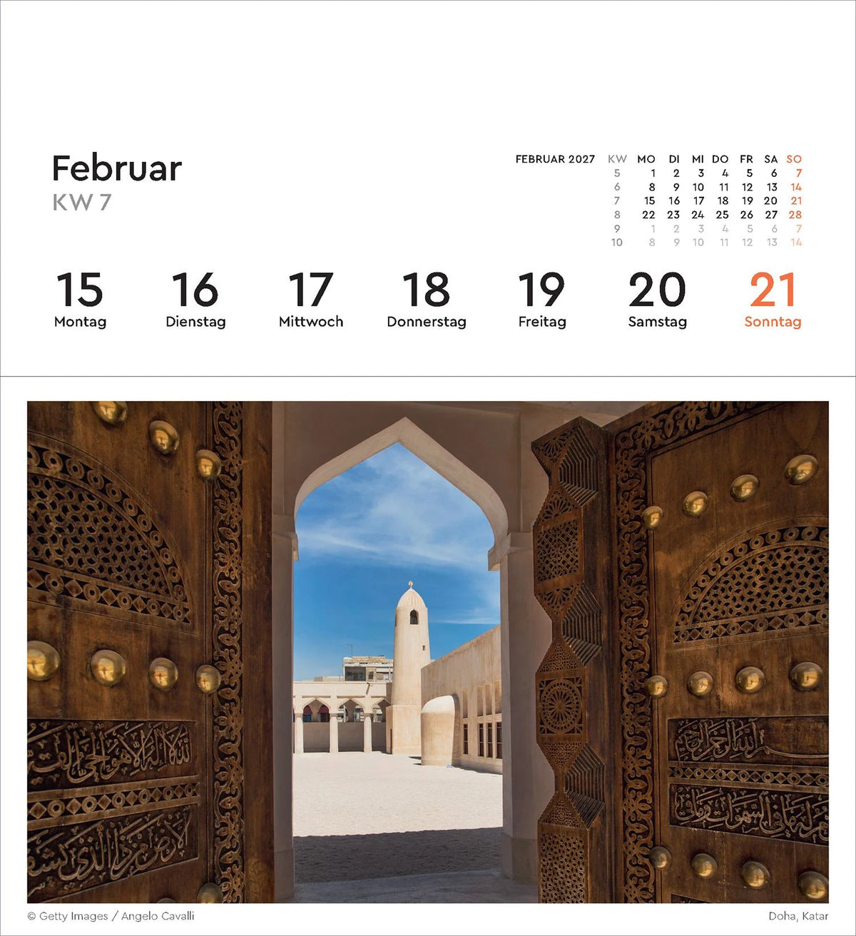 Türen - KUNTH Postkartenkalender 2027 – Ansicht