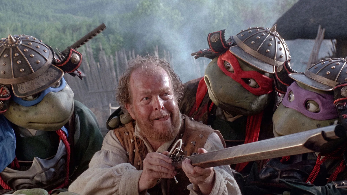 Filmszene 3 aus Turtles-Trilogie - 3-Disc Limited Mediabook – 4K UHD Blu-ray. Regie: Steve Barron