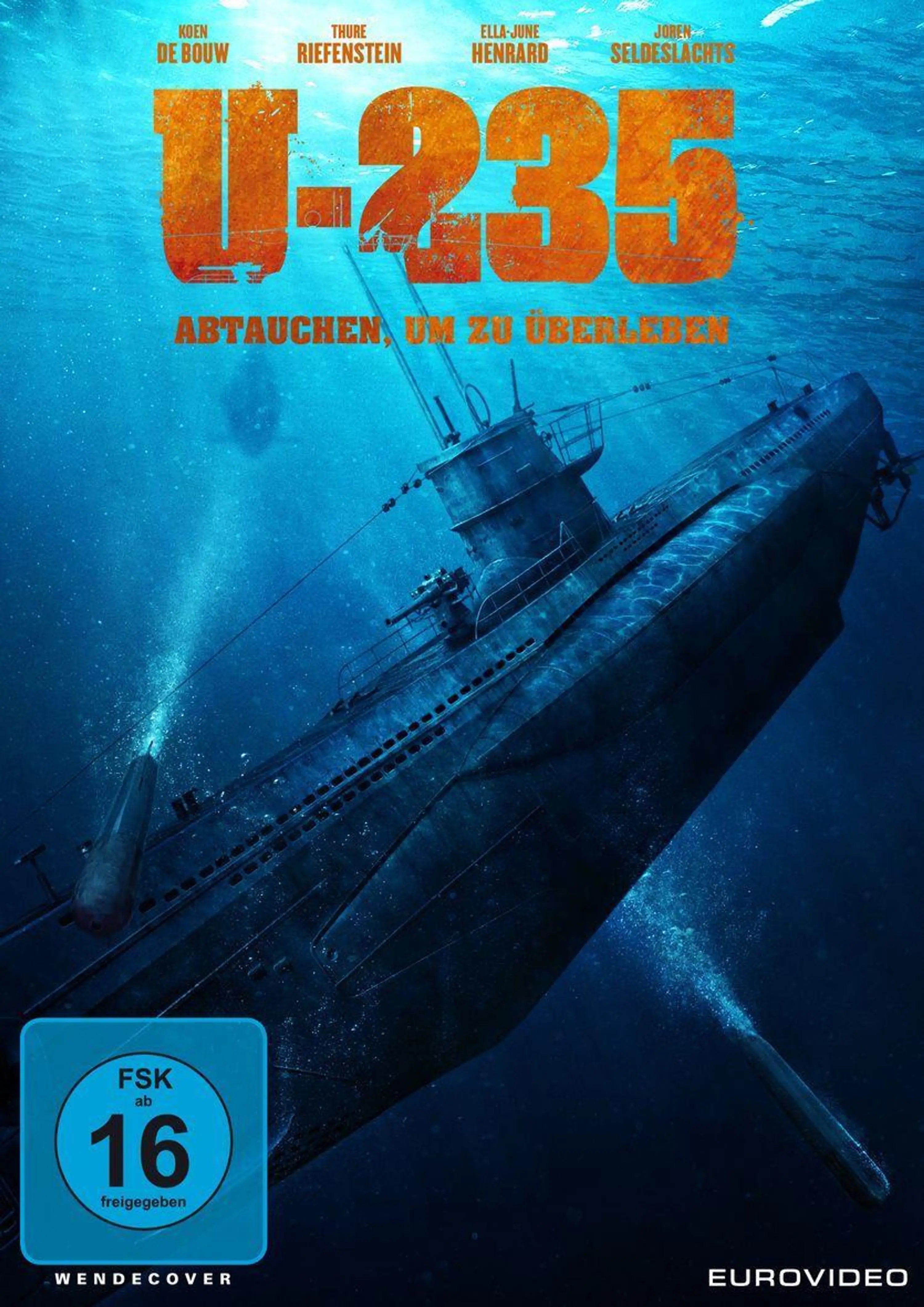 U-235 – Abtauchen, um zu überleben DVD Cover – Frontcover Bild