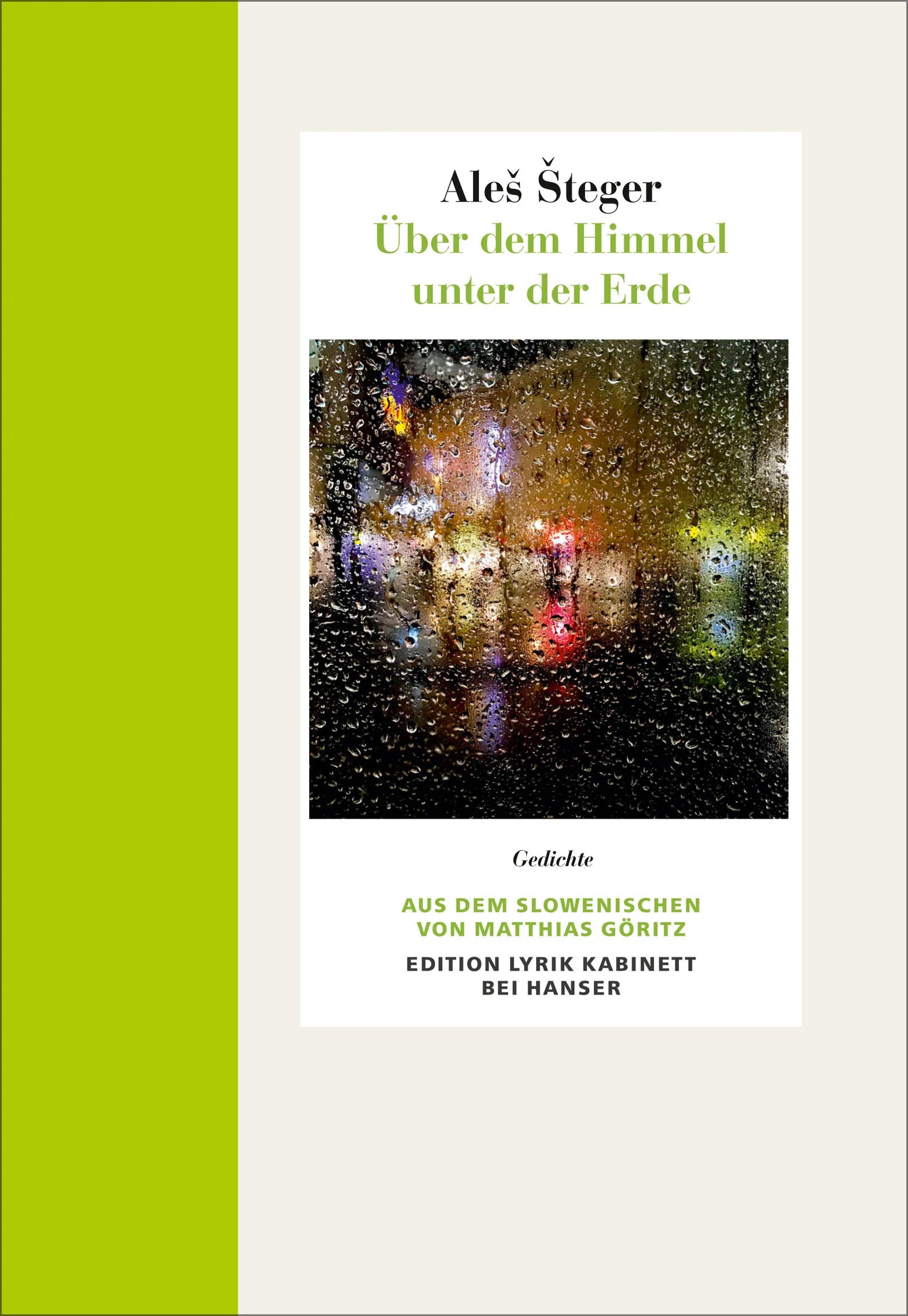 Buchcover von 'Über dem Himmel unter der Erde' - Gebundene Ausgabe von Aleš Šteger