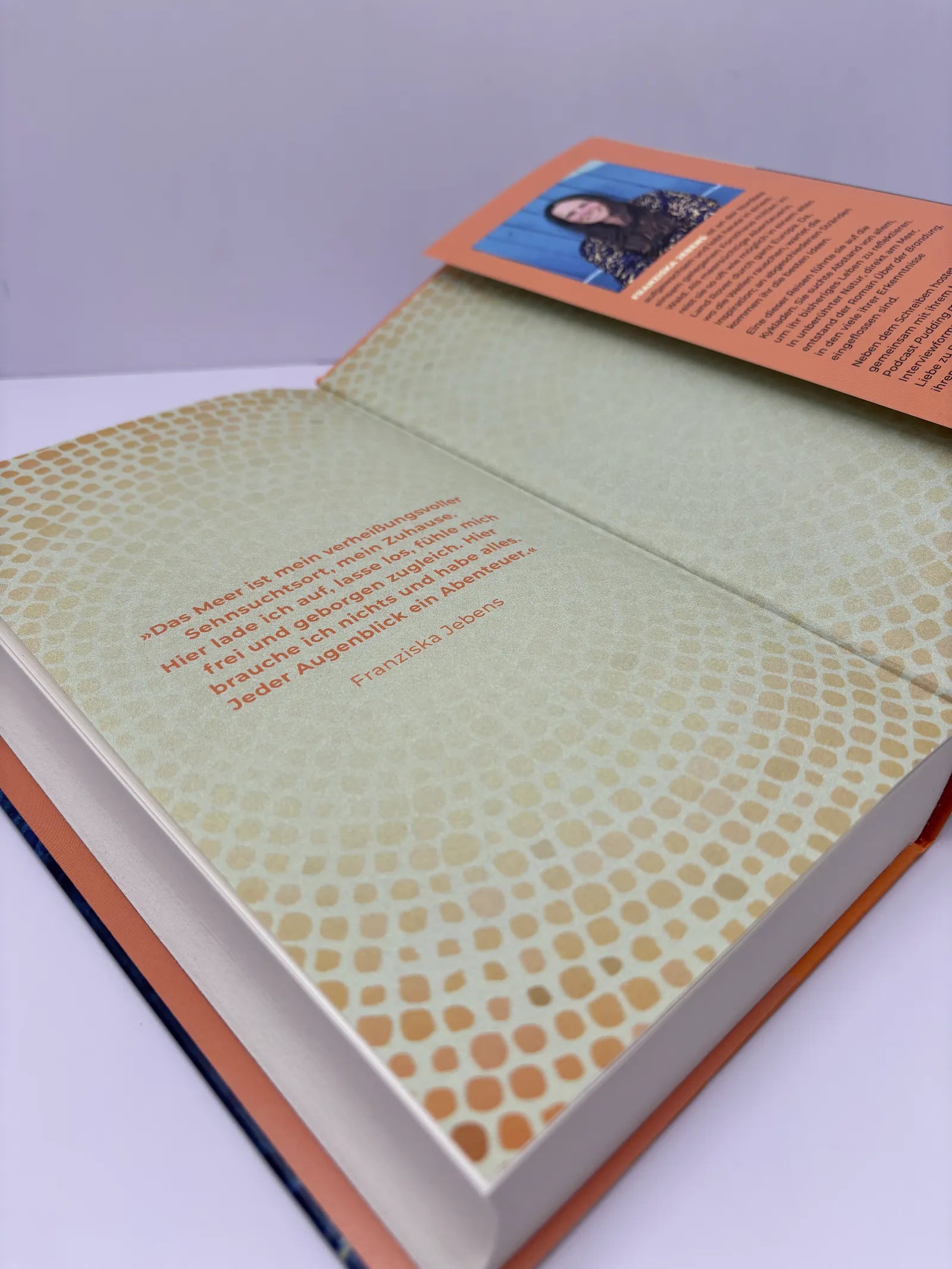 Detailansicht: Über der Brandung (Hardcover)
