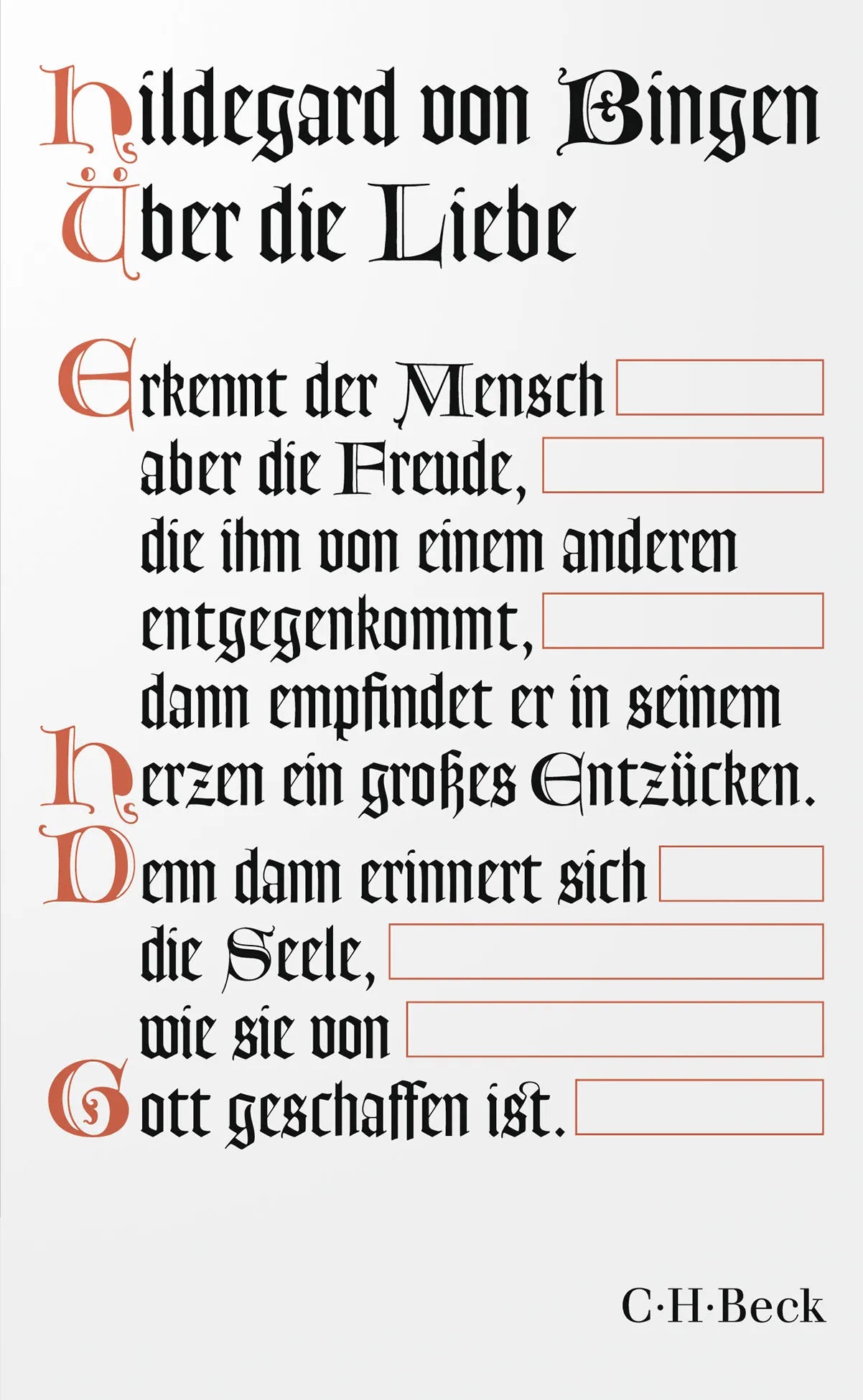 Cover: Über die Liebe (Taschenbuch) von Hildegard von Bingen
